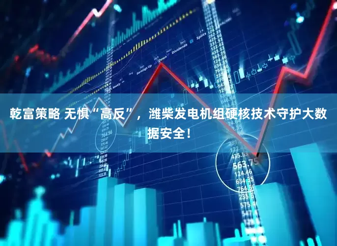 乾富策略 无惧“高反”，潍柴发电机组硬核技术守护大数据安全！