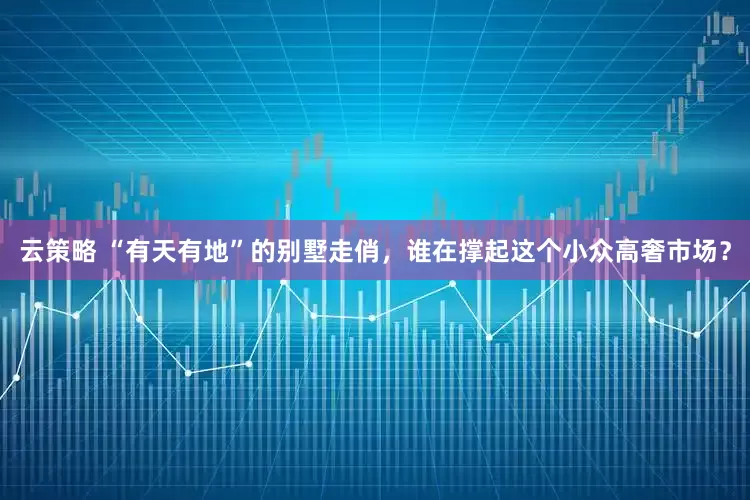 云策略 “有天有地”的别墅走俏，谁在撑起这个小众高奢市场？