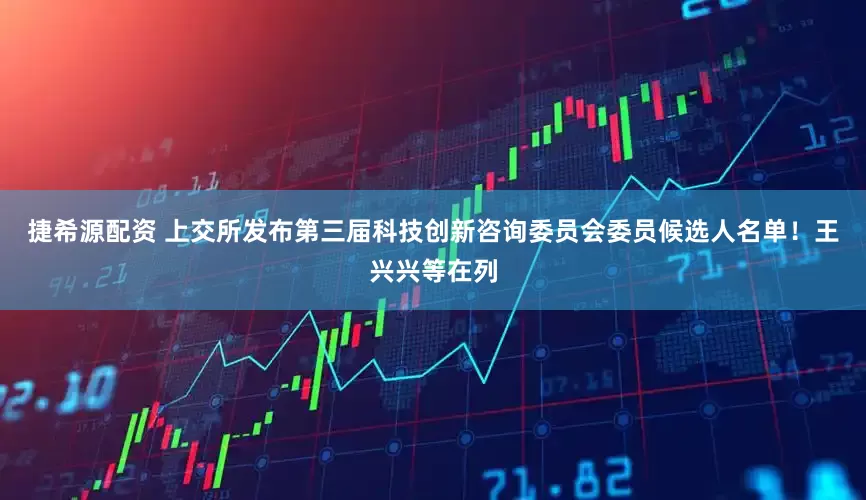 捷希源配资 上交所发布第三届科技创新咨询委员会委员候选人名单！王兴兴等在列