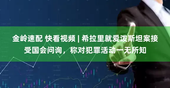 金岭速配 快看视频 | 希拉里就爱泼斯坦案接受国会问询，称对犯罪活动一无所知