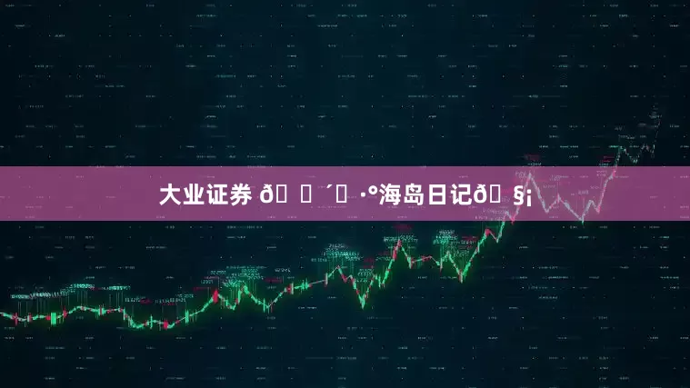大业证券 🌴♡·°海岛日记🧡
